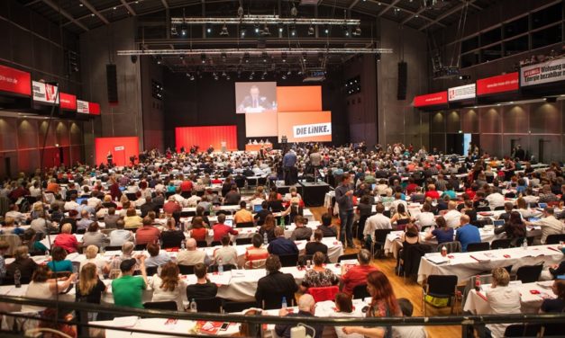 Die Linke toont linkse ruggengraat