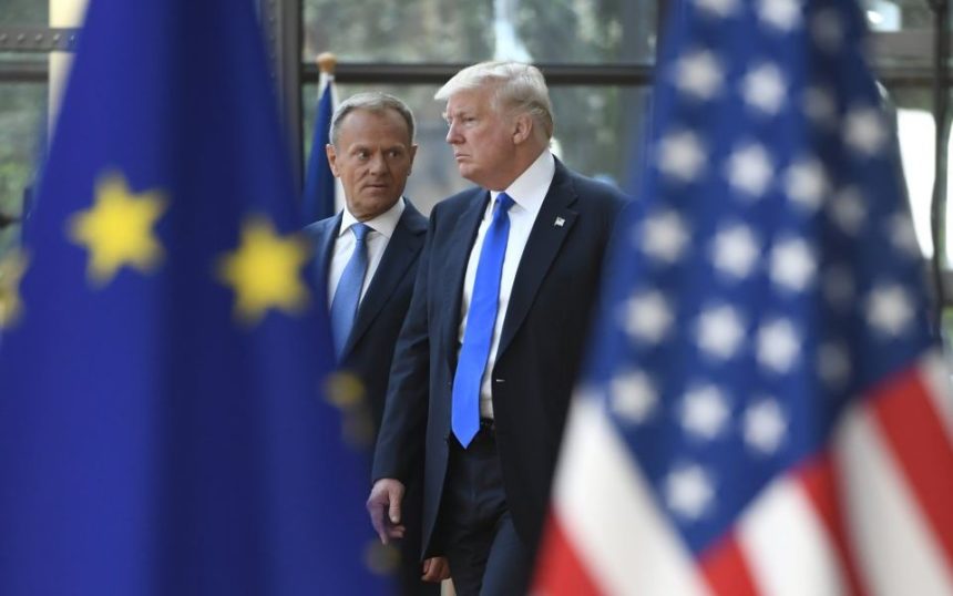 Trump, geheim wapen van Europese bewapeningslobby