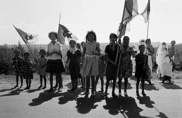 Het Algerijnse volk vecht voor zijn vrijheid