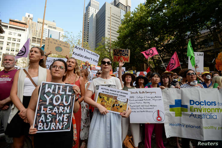 Oplaaiend protest in Australië