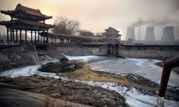 China’s motor van de ineenstorting van het milieu