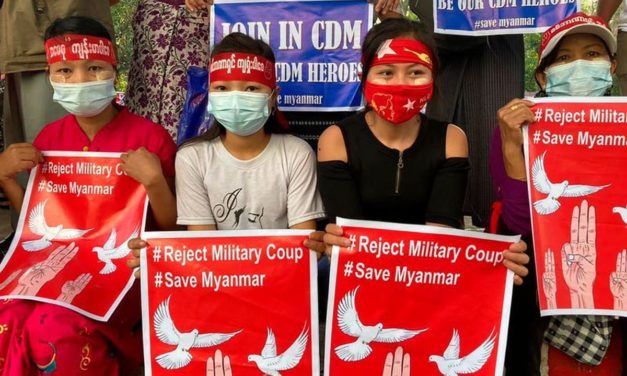 Algemene staking tegen de junta van Myanmar