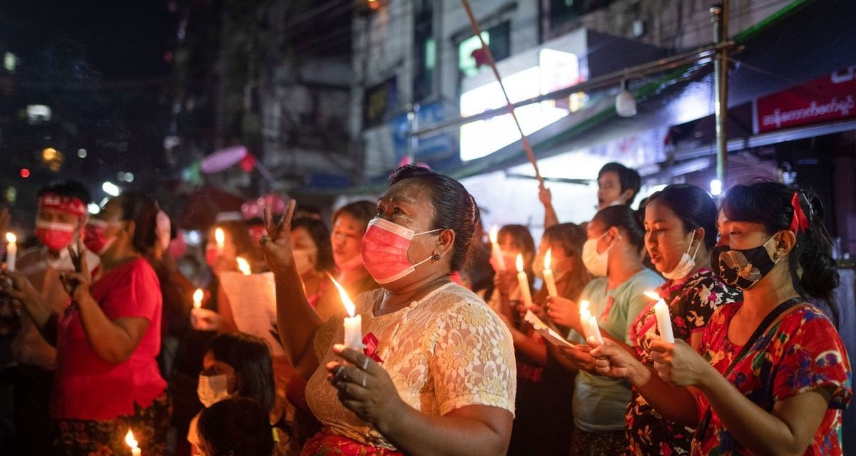 De revolutie van de vrouwen in Myanmar