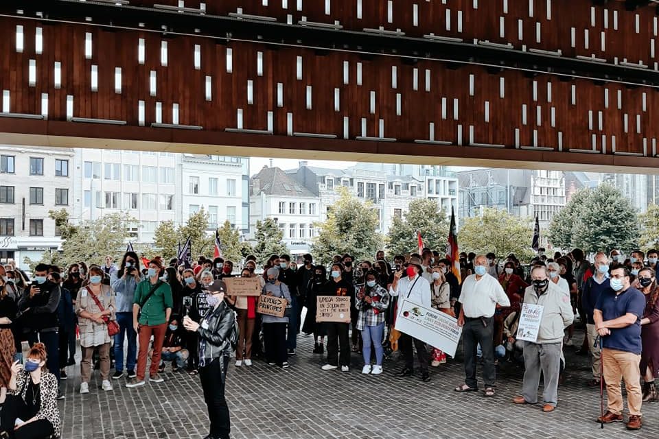 Gent: mooie solidariteit met de hongerstakers