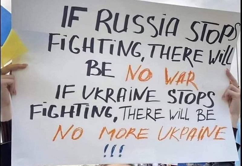 Solidair met het verzet van het Oekraïense volk
