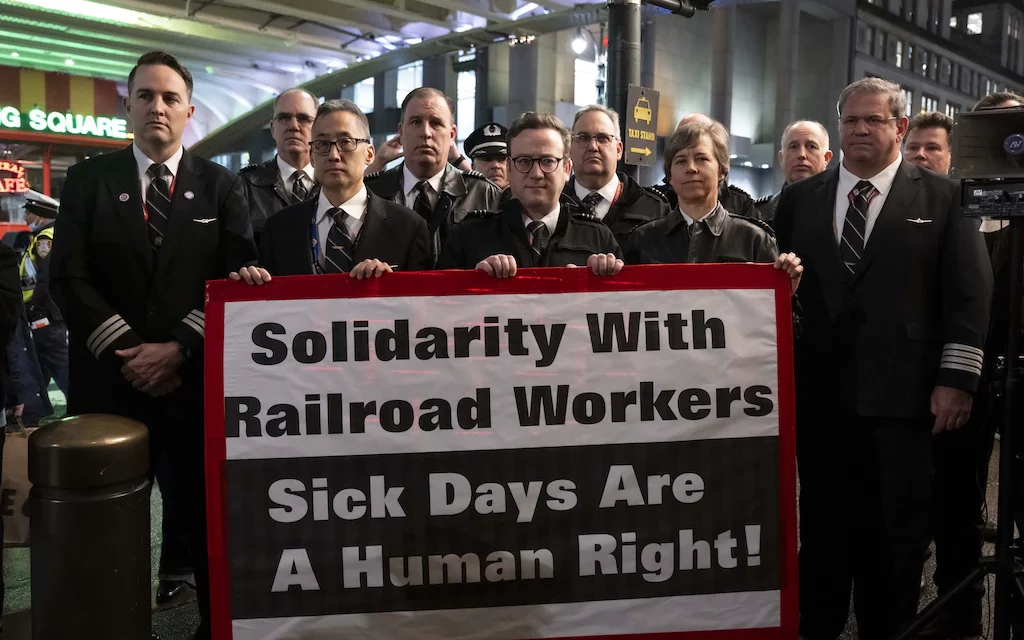 VS: Democraten beletten spoorwegarbeiders te staken