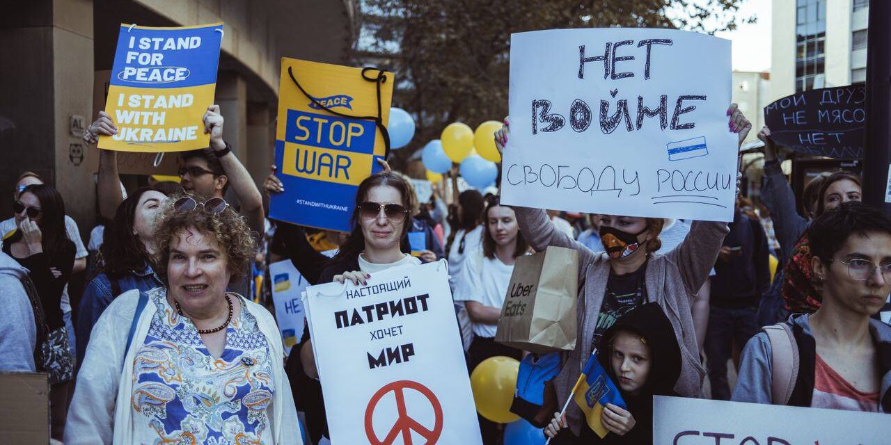 Socialisten in Oekraïne over ‘vrede nu!’