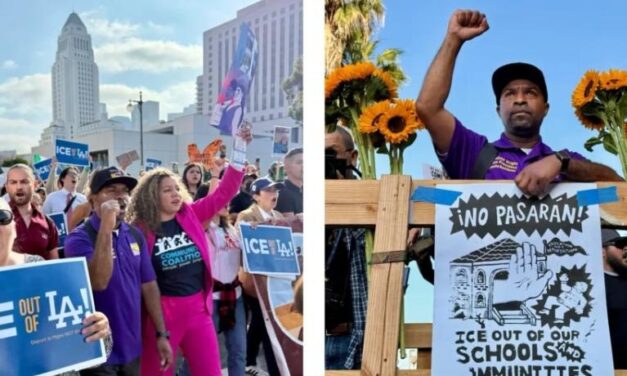 ICE weg uit Los Angeles! Trek de Nationale Garde terug! Stop de terreurcampagne tegen gemeenschappen van immigranten!